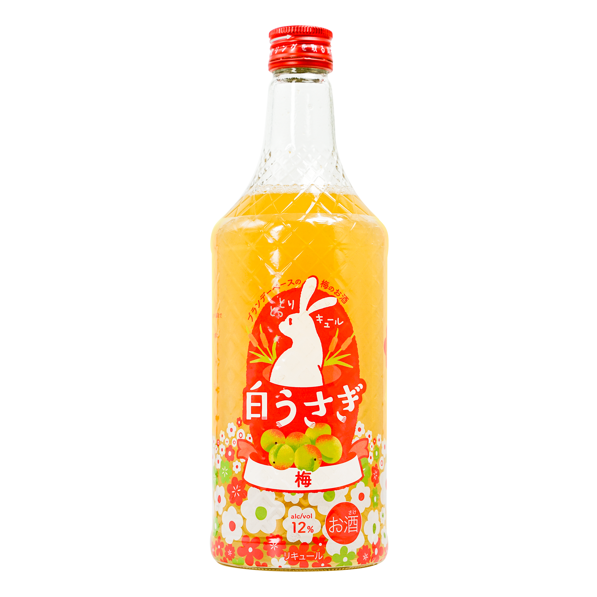 「白うさぎ 梅」700ml。国産梅を使用した梅リキュール。アルコール分12%でしっかりした味わい。